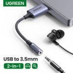 Ugreen Adaptador Usb A Audio 3,5mm Gray