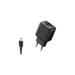 Kit Oraimo Cargador 2usb-a 12w/fast + Cable Tipo-c