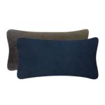 Almohadon Joli Combinado 25x50 Gris Azul Velvet