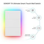 Interruptor Táctil Sonoff RGB 4 Botones