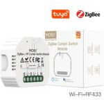 Switch De Cortina Oculto Zigbee + 433Mhz