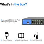Switch Linksys 24 Puertos Gbit Admin 10G 4sfp+