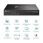 Nvr Tp Link Ip 4 Canales Poe 1004h-4p