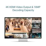 Nvr Tp Link Ip 4 Canales Poe 1004h-4p