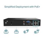 Nvr Tp Link Ip 4 Canales Poe 1004h-4p