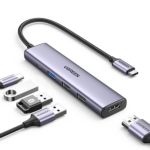 Adaptador Ugreen Hub 5 En 1 Usb-c