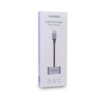 Ugreen Hub USB-C A 3,5mm/USB-C Hembra carga 30W