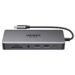 Hub Ugreen Tipoc/usb/usbc/hdmi/rj45/sf/tf/pd