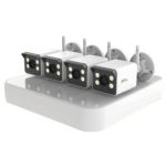 Kit De Cámaras Ip Wifi + Nvr Zkteco 3mp Full Color